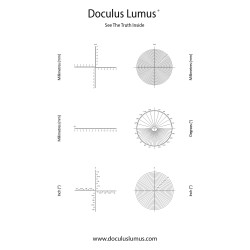 Grila calibrare si masurare - Card transparent - Reticle card